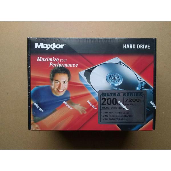 Maxtor 200GBハードドライブ、7200rpm、ATA-133、新しい小売キットL01P20...