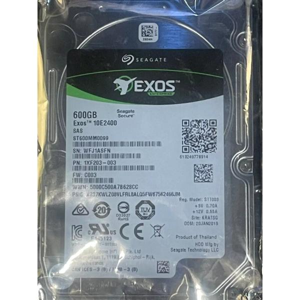 【1年保証】Seagate ST600MM0099 600GB 10K RPM 12GB/S SAS...
