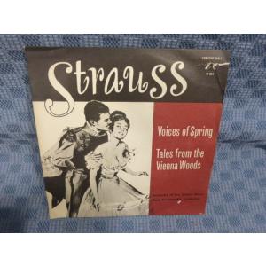 G044-15●スワロフスキー指揮「シュトラウス：円舞曲 春の声、ウィーンの森の物語」7インチ