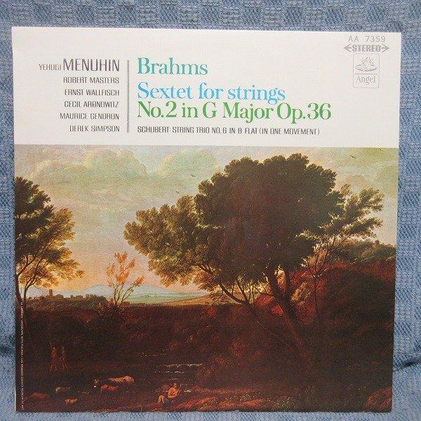 VA334●AA-7359/ユーディ・メニューイン/セシル・アロノヴィッツ「ブラームス：弦楽六重奏曲...