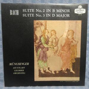 VA339●LY4/カルル・ミュンヒンガー指揮/シュトゥットガルト室内管弦楽団「バッハ：管弦楽組曲第2番、第3番」ペラジャケLPレコード(アナロ｜zaurusys