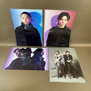 XA912●未開封新品【 KinKi Kids 堂本光一 堂本剛 クリアファイル 4種セット 】CONCERT 20.2.21/ありがとう20年【CP】