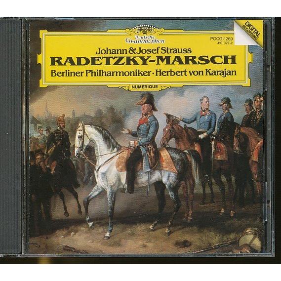 JA928●カラヤン「シュトラウスコンサート ラデツキー行進曲 他」国内盤CD