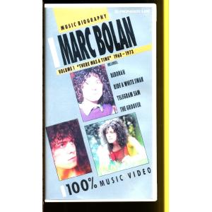 MA014●HM045-3351 マーク・ボラン MARC BOLAN T-REX「ストーリー VOL.1 1968-1973 ライド・ア・ホワイト・スワン」VHSビデオ