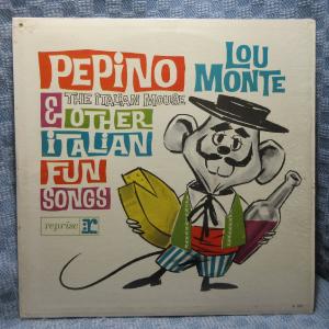 VA432●R-6058 Lou Monte「Pepino The Italian Mouse＆other italian FUN SONGS」」12インチレコード(アナログ盤)輸入盤