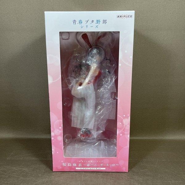 XB603●【 青春ブタ野郎シリーズ 1/7 桜島麻衣 赤バニーガールver. 】フィギュア