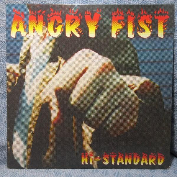 VA548●POD-009 Hi-STANDARD ハイ・スタンダード「ANGRY FIST」LPレ...