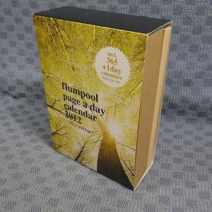 K181● flumpool 「page a day calendar 2012 〜1day×366の証〜」フランプール カレンダー