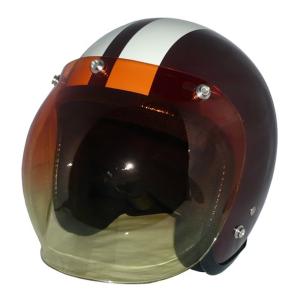 ザワキタ ZK-200 装飾ゴーグル付きビンテージ（アイボリー/ブラウン