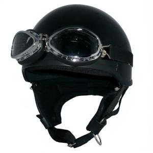 ザワキタ ZK-200 装飾ゴーグル付きビンテージ（ガンメタ/シルバー