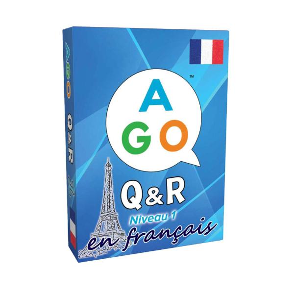 AGO Q&amp;R en Francais レベル1 フランス語学習版 カードゲーム