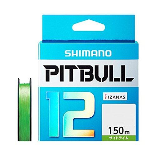 シマノ(SHIMANO) PEライン ピットブル 12本編み 150m 1.0号 サイトライム 23...