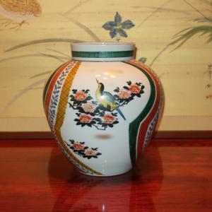 九谷焼 花瓶 陶器 本金割取人物 錦生作 : ZAZU&CO. - 通販 - Yahoo