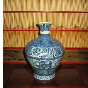九谷焼 茶道具 香炉 細字 新古今和歌集毛筆 田村金星作 （限定品