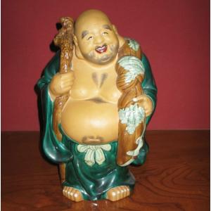九谷焼 【逸品物】花瓶 陶器 金彩割取 陶洸作 15号（45cm)大型壺