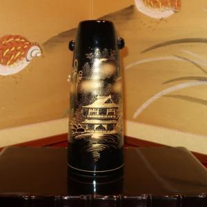 九谷焼 茶道具 香炉 細字 新古今和歌集毛筆 田村金星作 （限定品