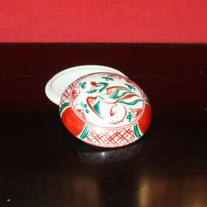 九谷焼 花瓶 陶器 伝統工芸九谷焼作家 花生 古九谷絵変 三代 三ツ井為