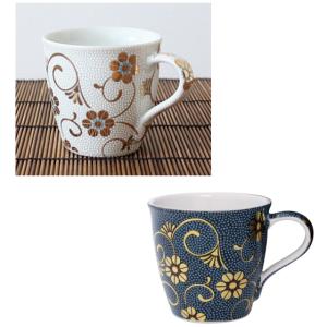 九谷焼 金山窯マグカップ 青粒鉄仙 : 北山堂 - 通販 - Yahoo!ショッピング