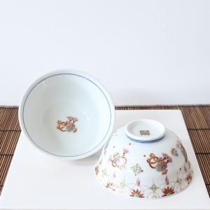 九谷焼 福島武山 菓子鉢 赤絵鳳凰文 : 九谷焼 STYLeNCE スタイレンス