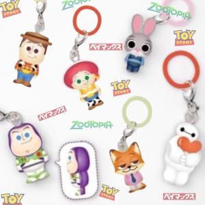新作【予約】ディズニーミニチャーム （6種類フルコンプリート）ピクサー トイストーリー ベイマックス ズートピア めじるし マーカーチャーム