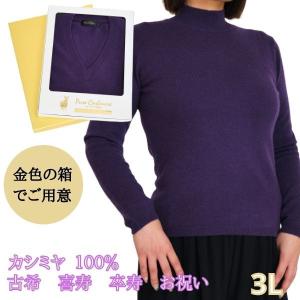 還暦 祝い カシミヤ 100% ハイネック セーター レディース (60歳) 御祝