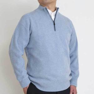 カシミヤ 100％ クルー セーター 天竺 無染色 メンズ トップス 男性