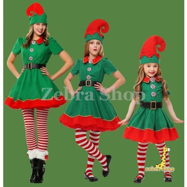 ワンピース コスチューム クリスマス衣装 子供ドレス 女の子 サンタ パーティドレス サンタクロース...