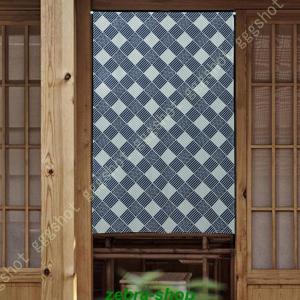 のれん ロング 和風 洋風 和室 窓 麻混 麻...の詳細画像1