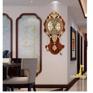 壁掛け時計　ヨーロピアンスタイル　純銅　壁グラフ　クリエイティブ　クラシック　静音　デコレーションスイング　高品質　高級　居間　｜zebra-shop