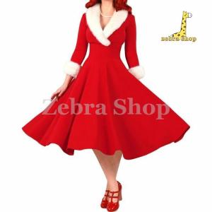 クリスマス レディースドレス サンタ 雪だるま...の詳細画像2