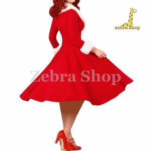 クリスマス レディースドレス サンタ 雪だるま...の詳細画像3