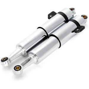 リヤ サスペンション リア ホンダ カブ スーパーカブ 50 90 リトルカブ 調整式 2本セット シルバー メッキ 0C カスタム