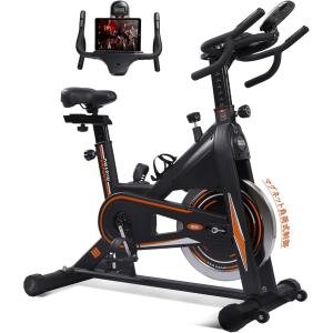 エアロバイク 家庭用 静音スピンバイク フィットネスバイク マグネット