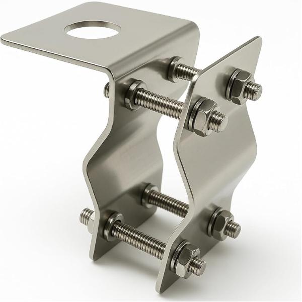 【互換品】 エスネット アンテナ 基台 ステー ブラケット 端子 SN-242-AN(シルバー,  ...