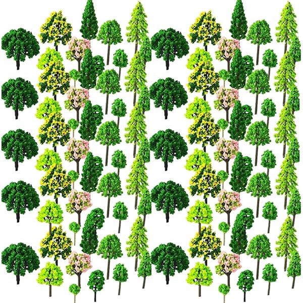 ジオラマ 森林 樹木 模型 モデルツリー 風景 Nゲージ(樹木A・11種110本)