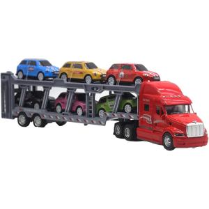 トレーラー おもちゃ 玩具 大きい ミニカー 大型 大きめ 1/48 トラック