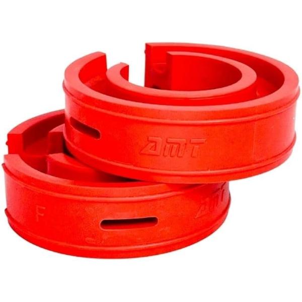 【互換品】ラバースペーサー スプリングゴム ショックアブソーバー 左右2個セット レッド 車高調 サ...