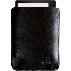 Kindle レザーケース 薄型 超軽量 Kobo PUレザーカバー Oasis MDM( Oasis ブラック)｜zebrand-shop