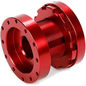 ステアリングボス スペーサー 調整式 40mm〜70mm 軽量 アルミ アルマイト ダブルナット 汎用