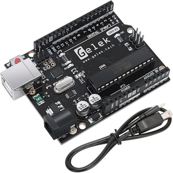 Arduinoと互換 Arduino用UNO R3 マイコンボード 開発ボード ATmega328P...