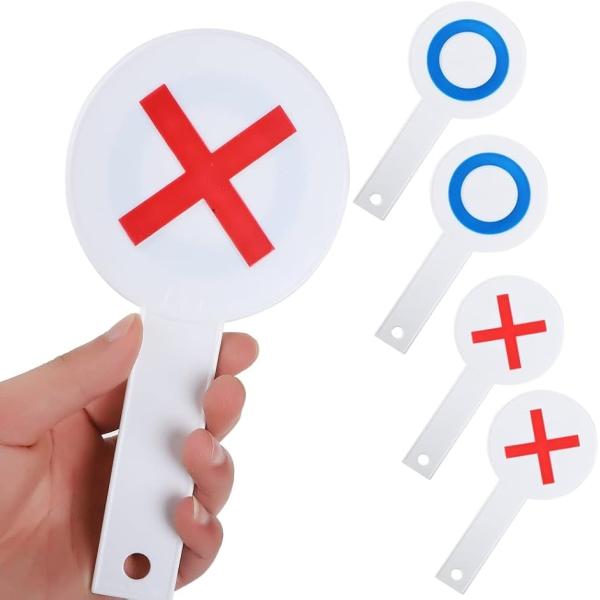 AllBright ＊xプレート マルバツ札 5枚セット まるばつ クイズ イベント パーティー バ...