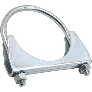 KAIRA ステンレス マフラーエンド 60mm マフラークランプ U字 汎用 ステンレス エキゾーストクランプ 排気