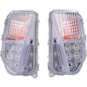 テールライト クロームスクエアナイトライトテールランプレッドレンズ