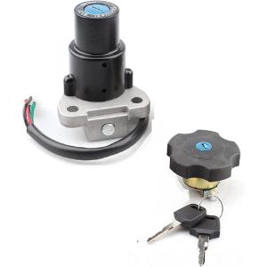 汎用品 イグニッション キーシリンダー YAMAHA セロー225 TW200 TW225 DT200 タンク キャップ 鍵 2本 付き