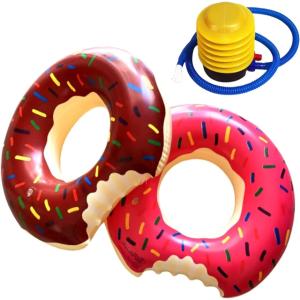 浮き輪 ドーナツ ドーナッツ ビーチフロート 海遊び 水遊び( ピンク,  70cm)｜zebrand-shop