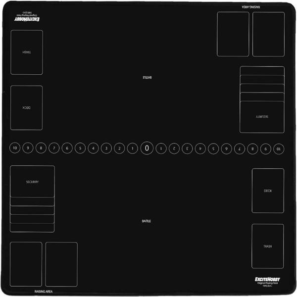 EXCITE HOBBY プレイマット シンプルデザイン カードゲーム 滑りにくい めくりやすい バ...