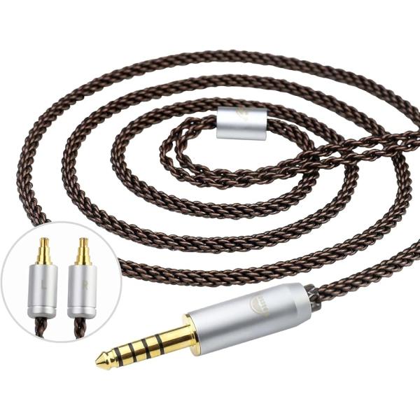 ZT8 リケーブル IE40Pro イヤホンケーブル 8芯 純銅 SENNHEISER用(4.4mm...