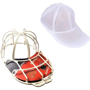 キャップ 洗濯 型崩れ防止 帽子洗濯用ネット キャップネット キャップウォッシャー 野球帽 白2個セット｜zebrand-shop