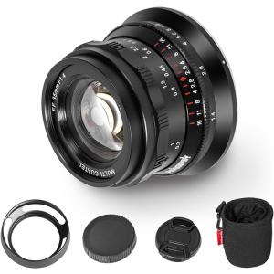 35mm F1.4 フルサイズ マニュアルフォーカスレンズ 単焦点レンズ( ブラック,  Lマウント)｜zebrand-shop