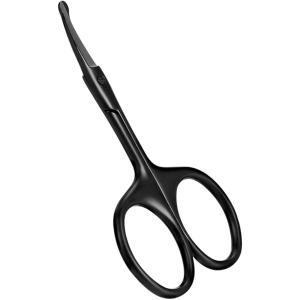 7インチ トリミングシザー 下向き＆上向き兼用 丸い先端 曲がった刃